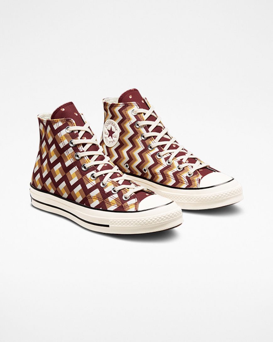 Tenisky Vysoke Converse Chuck 70 Twisted Classics Panske Tmavo Červené Tmavo | SK K11LAY3